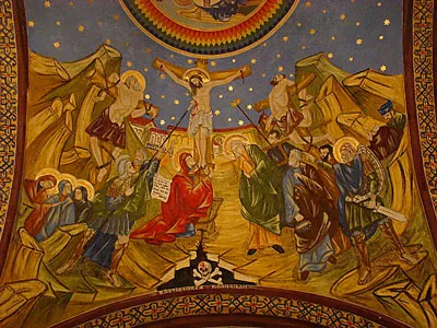 Biserica din Margau - interior